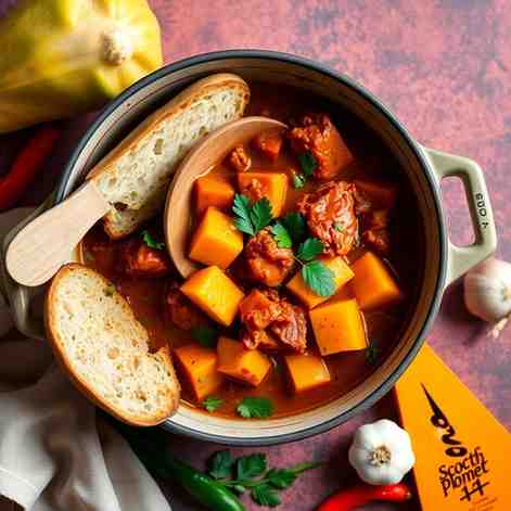Easy Papaya Stew - One-Pot Caribbean Soup Recipe